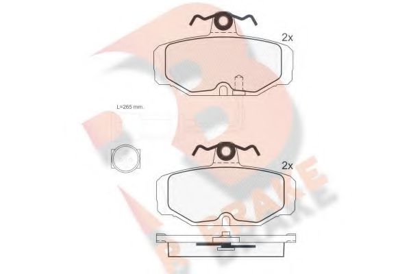 R BRAKE RB0598