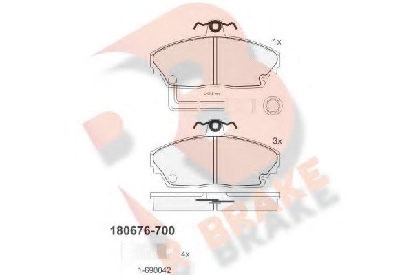 R BRAKE RB0676-700