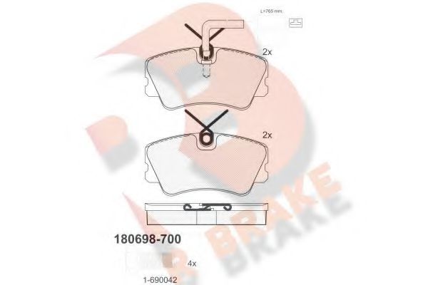 R BRAKE RB0698-700