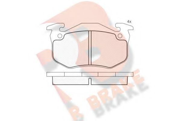 R BRAKE RB0723-204