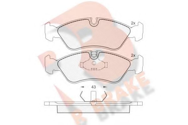 R BRAKE RB0758