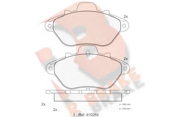 R BRAKE RB0779