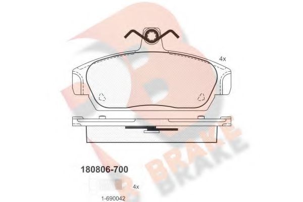 R BRAKE RB0806-700