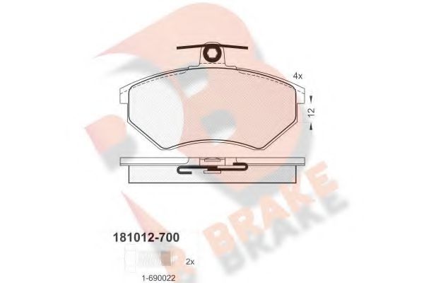 R BRAKE RB1012-700