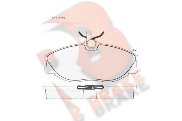 R BRAKE RB1108