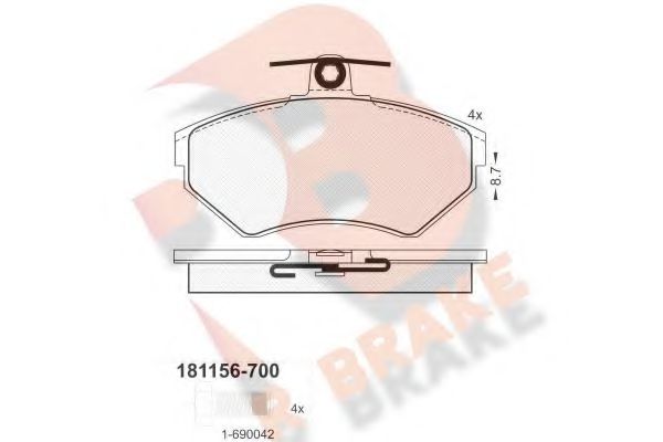 R BRAKE RB1156-700