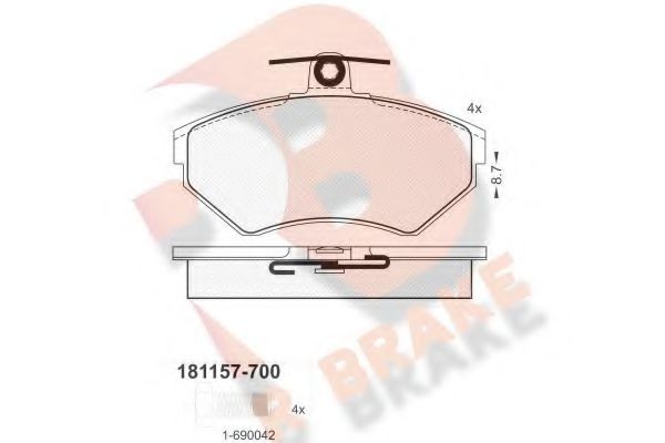 R BRAKE RB1157-700