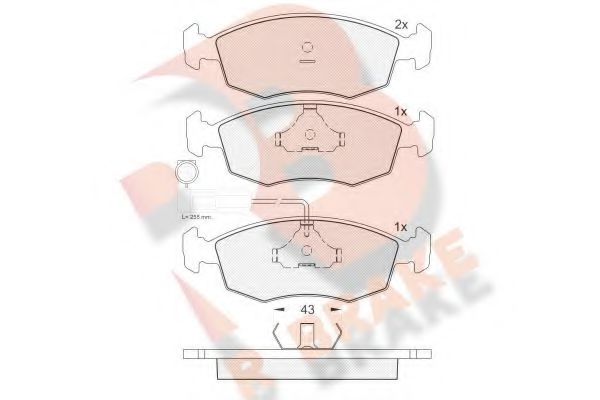 R BRAKE RB1227