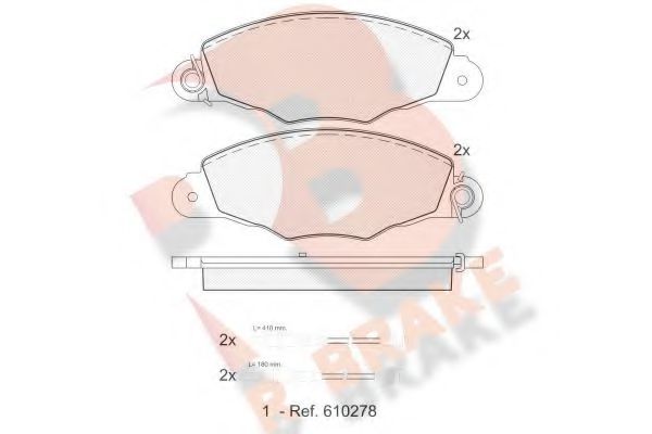 R BRAKE RB1278