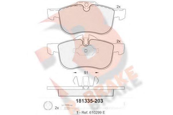 R BRAKE RB1335