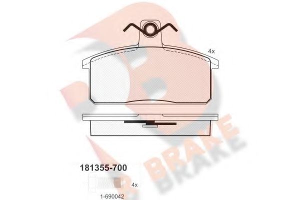 R BRAKE RB1355-700