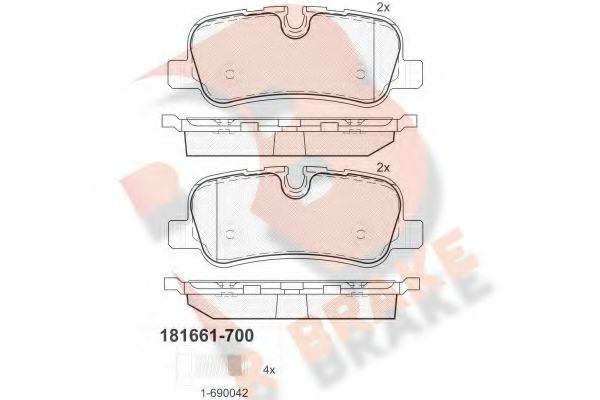 R BRAKE RB1661-700