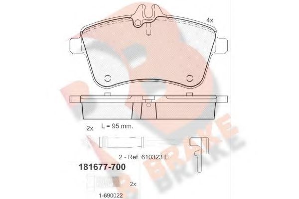 R BRAKE RB1677-700