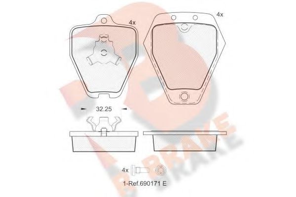 R BRAKE RB1692