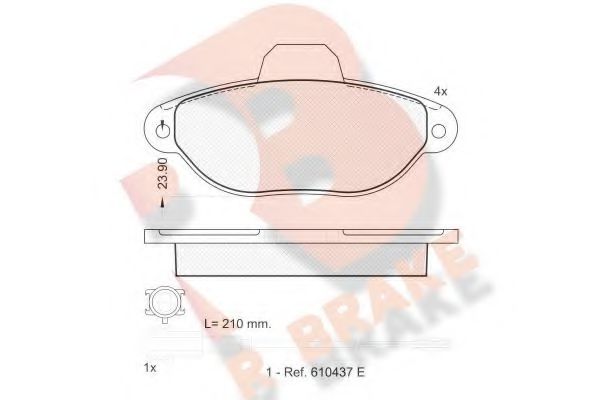 R BRAKE RB1844