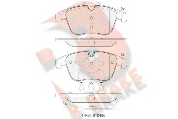 R BRAKE RB1886-203