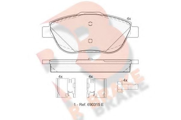 R BRAKE RB1925-201