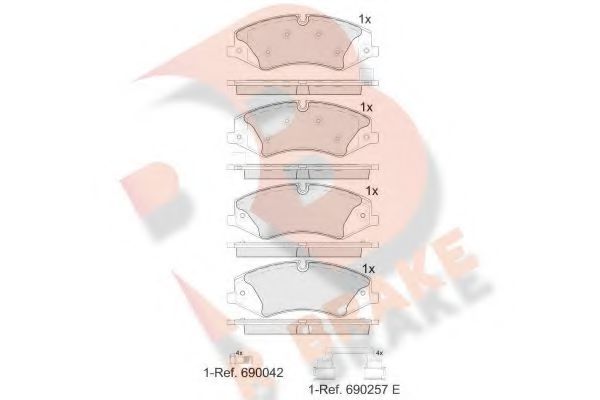 R BRAKE RB1957-203