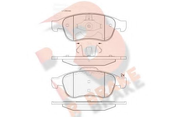 R BRAKE RB1970