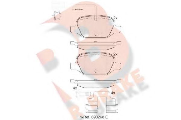 R BRAKE RB2038