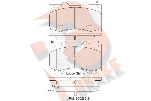 R BRAKE RB2051