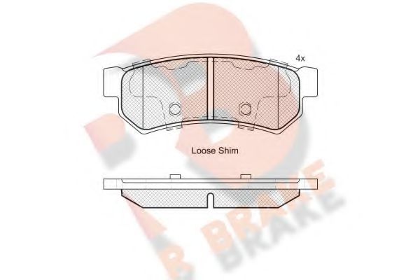 R BRAKE RB2058