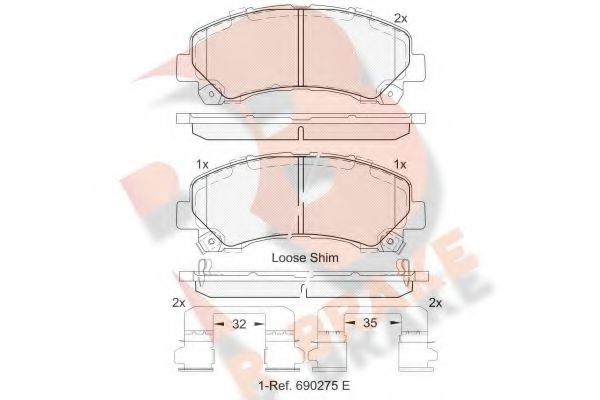 R BRAKE RB2082