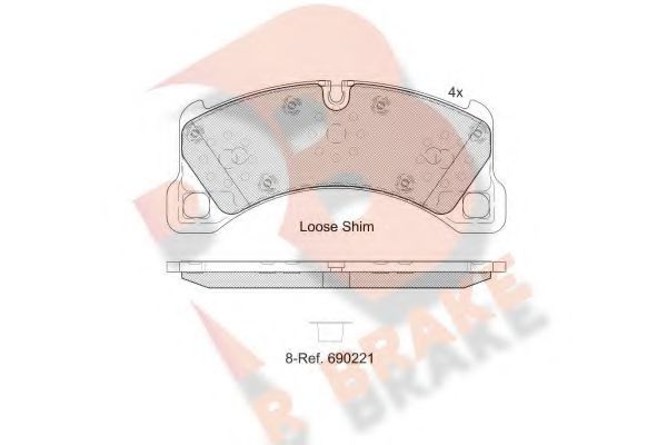 R BRAKE RB2206