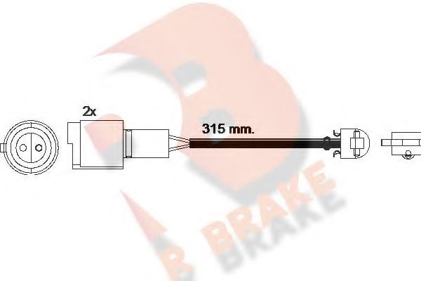 R BRAKE 610440RB