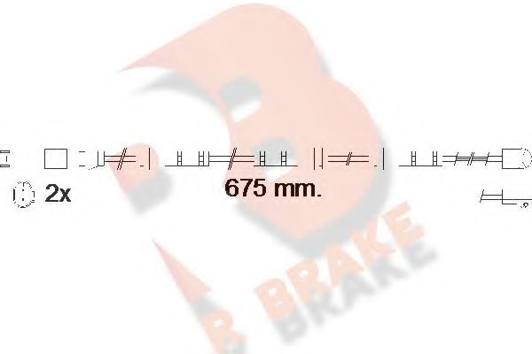 R BRAKE 610561RB