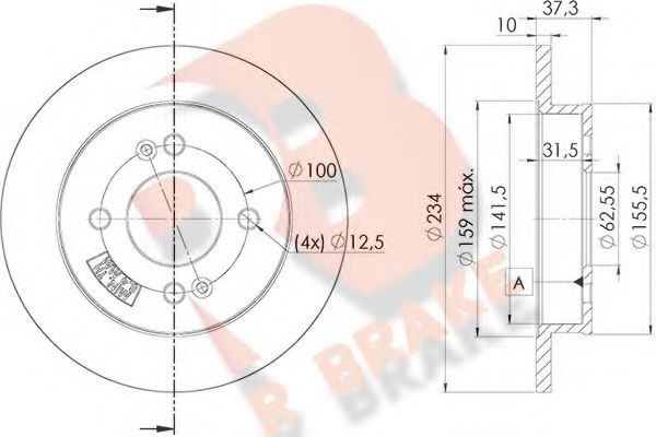 R BRAKE 78RBD27520