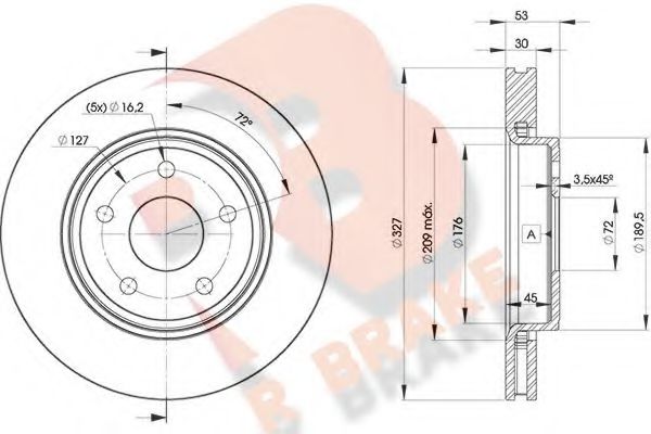 R BRAKE 78RBD29269