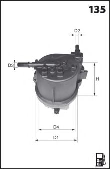 LUCAS FILTERS LFDF116