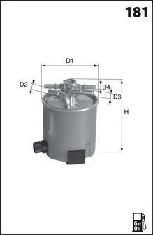 LUCAS FILTERS LFDF206