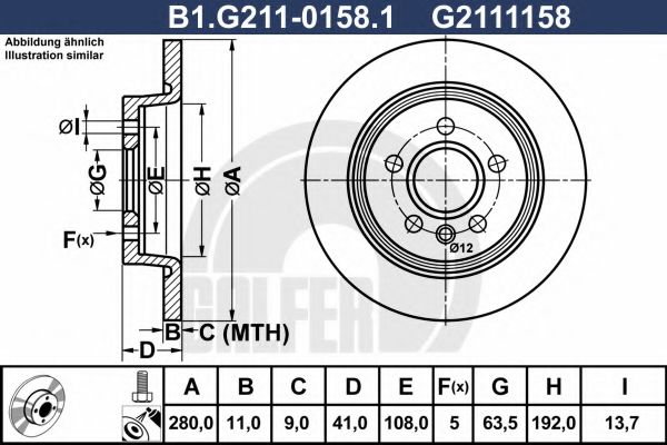 GALFER B1.G211-0158.1