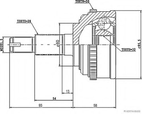 HERTH+BUSS JAKOPARTS J2824132