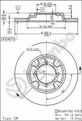 BREMBO 08.3109.10