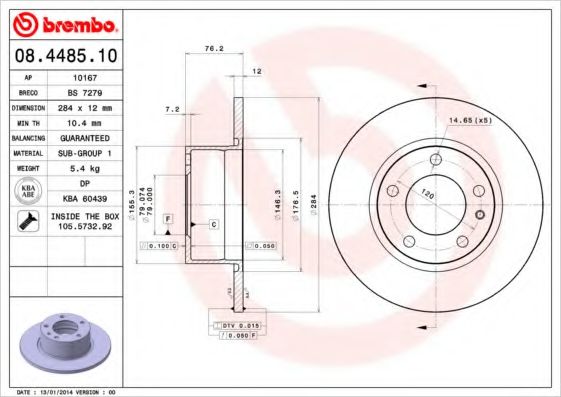 BREMBO 08.4485.10