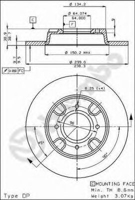 BREMBO 08.4501.10