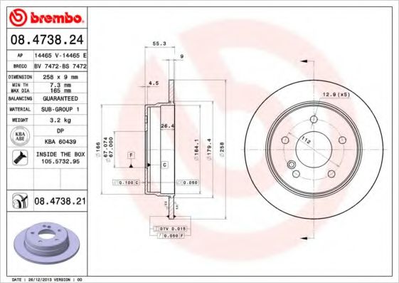 BREMBO 08.4738.21