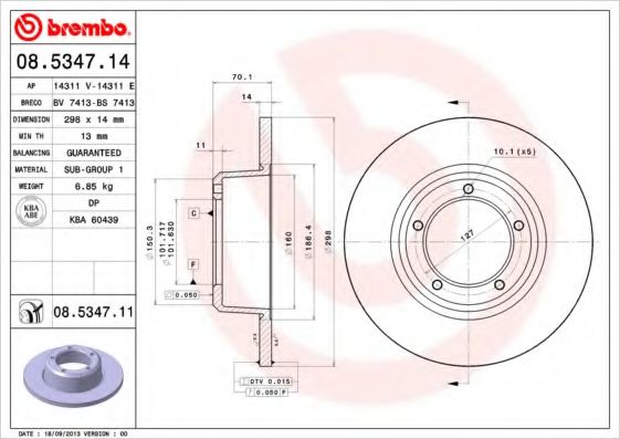 BREMBO 08.5347.11