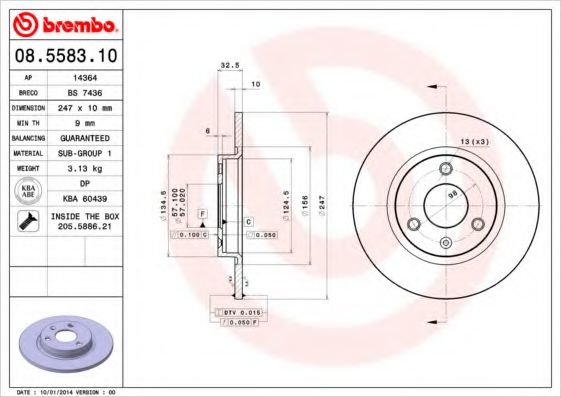 BREMBO 08.5583.10