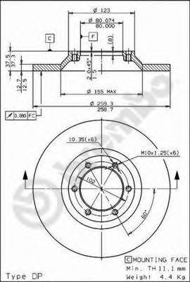 BREMBO 08.7197.10