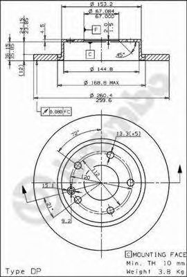 BREMBO 08.7358.10