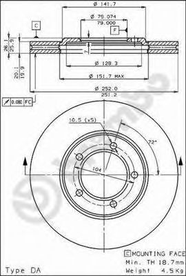 BREMBO 09.3021.10