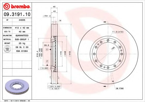 BREMBO 09.3191.10