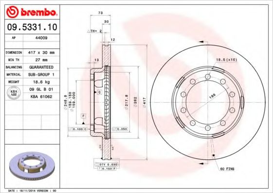 BREMBO 09.5331.10