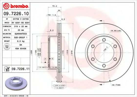 BREMBO 09.7226.10