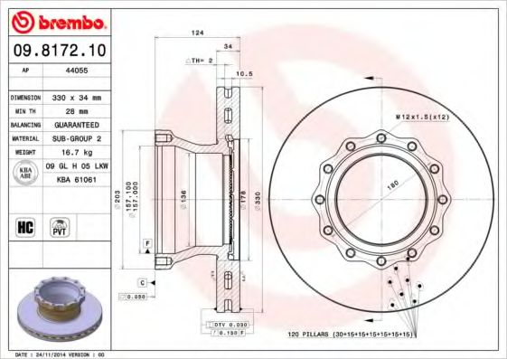 BREMBO 09.8172.10