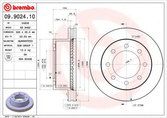 BREMBO 09.9024.10